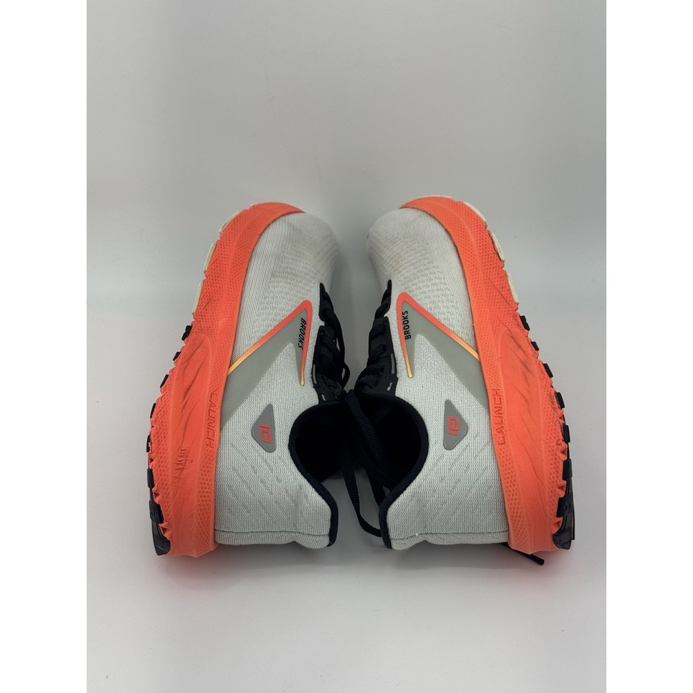 Brooks Launch 10 Women's White Firery Coral Running 1203981B410 Size 8 B - Picture 5 of 10